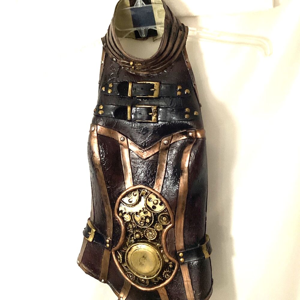 Steampunk Cuirass Corset Body Armor Costume Halloween Cosplay Warrior